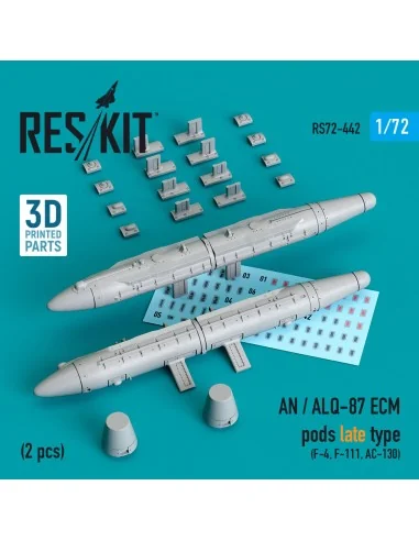 AN / ALQ-87 ECM pods late type (2 pcs) (F-4, F-111, AC-130) (3D Pri...