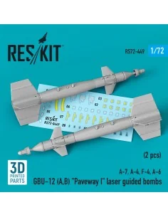 GBU-12 (A, B) Paveway I laser guided bombs (2 pcs) (A-7, A-4, F-4, ...