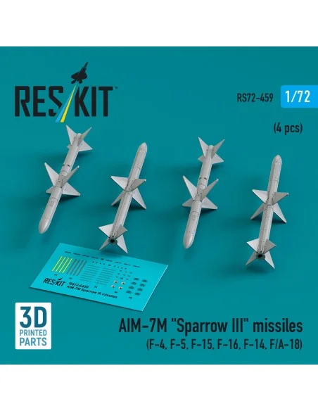 [NO_DESC] AIM-7M Sparrow III missiles (4 pcs) (F-4, F-5, F-15, F-16...
