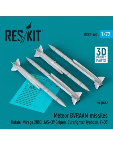 Meteor BVRAAM missiles (4 pcs) (Rafale, Mirage 2000, JAS-39 Gripen,...