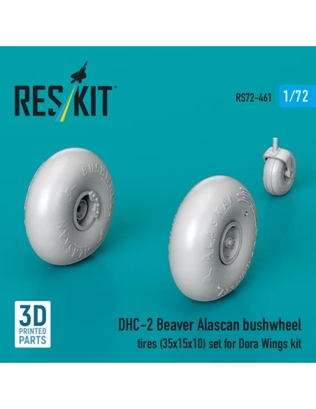 DHC-2 Beaver Alascan bushwheel tires (35x15x10) set for Dora Wings ...