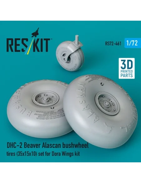 [NO_DESC] DHC-2 Beaver Alascan bushwheel tires (35x15x10) set for D...