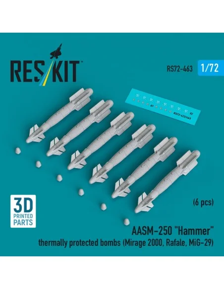 AASM-250 Hammer thermally protected bombs (6 pcs) (Mirage 2000, Raf...