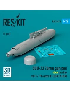 SUU-23 20mm gun pod (close gun bay) for F-4 Phantom II (USAF) (1 pc...