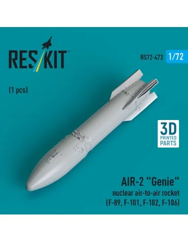 AIR-2 Genie nuclear air-to-air rocket (1 pcs) (F-89, F-101, F-102, ...