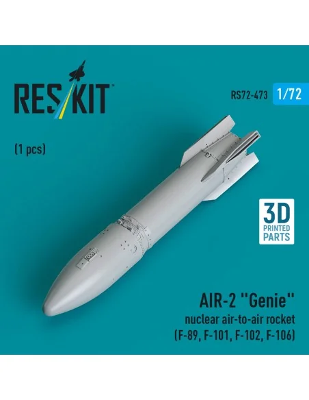 AIR-2 Genie nuclear air-to-air rocket (1 pcs) (F-89, F-101, F-102, ...