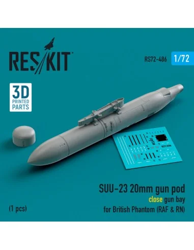 SUU-23 20mm gun pod (close gun bay) for British Phantom (RAF & RN) ...