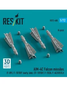 AIM-4C Falcon missiles (F-89J, F-101B/F (early, late), CF-101B/F, F...