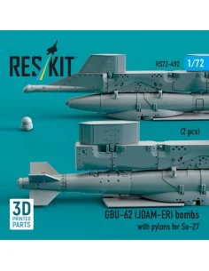GBU-62 (JDAM-ER) bombs with pylons for Su-27 Flanker (2 pcs) (3D Pr... 2