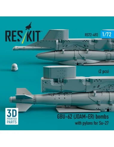 [NO_DESC] GBU-62 (JDAM-ER) bombs with pylons for Su-27 Flanker (2 p...