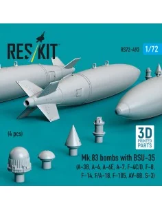 Mk.83 bombs with BSU-35 (4 pcs) (A-3B, A-4, A-6E, A-7, F-4C/D, F-8,... 2