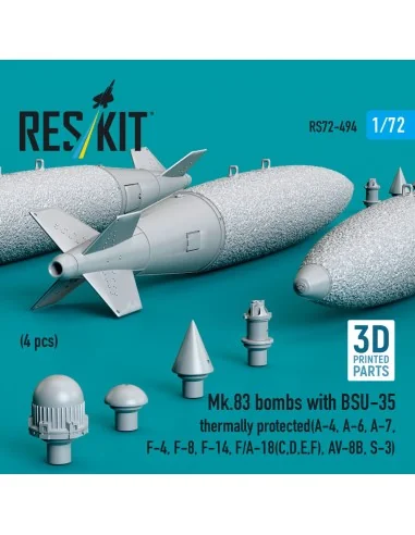 Mk.83 bombs with BSU-35 thermally protected (4 pcs) (A-4, A-6, A-7,...