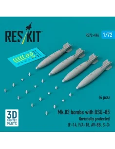 Mk.83 bombs with BSU-85 thermally protected (4 pcs) (F-14, F/A-18, ...