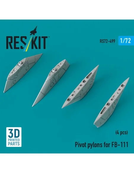 Pivot pylons for FB-111 (4 pcs), 1/72 - ResKit Models RS72-0499