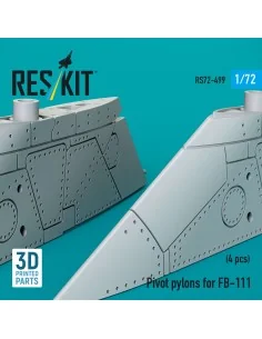Pivot pylons for FB-111 (4 pcs), 1/72 - ResKit Models RS72-0499 2