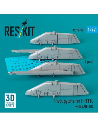 Pivot pylons for F-111C with LAU-105 (4 pcs), 1/72 - ResKit Models ...
