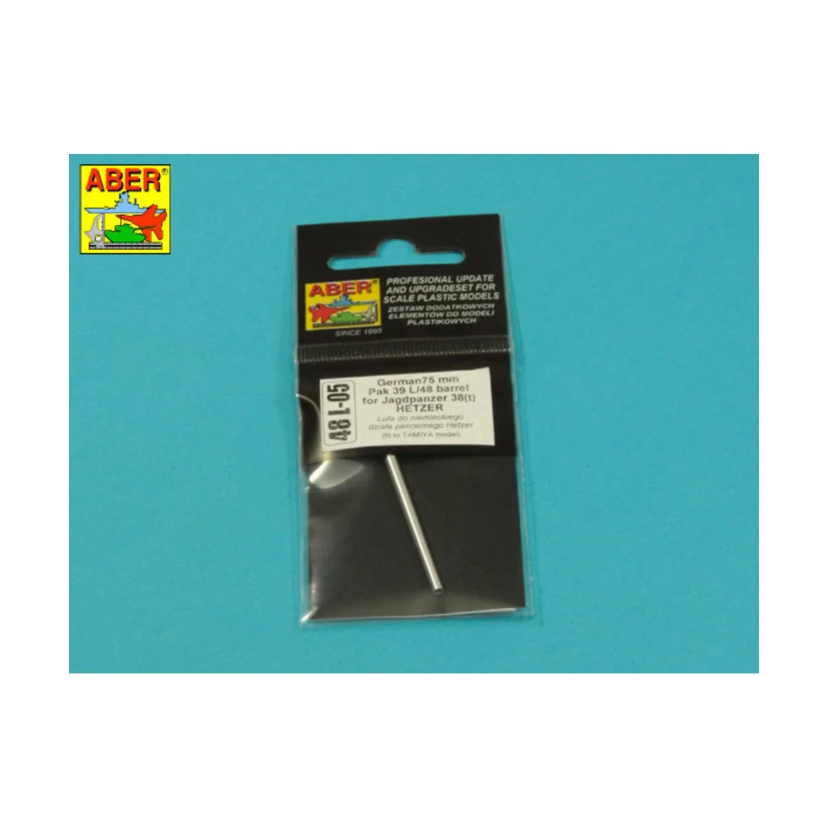 German 75mm Pak 39 L/48 barrel for Jagdpanzer 38(t) HETZER, 1/48 - ...