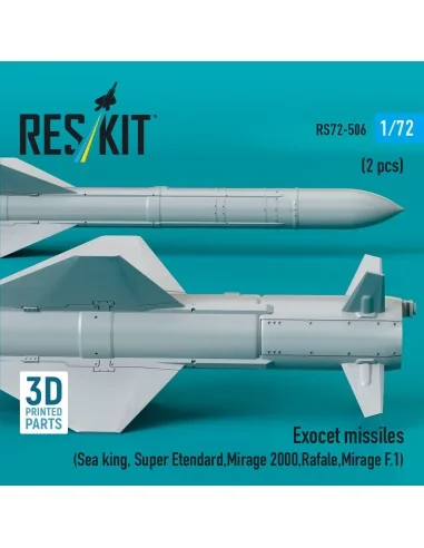 Exocet missiles (2 pcs) (Sea King, Super Etendard, Mirage 2000, Raf...