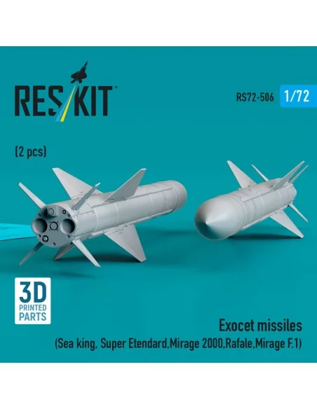 Exocet missiles (2 pcs) (Sea King, Super Etendard, Mirage 2000, Raf...