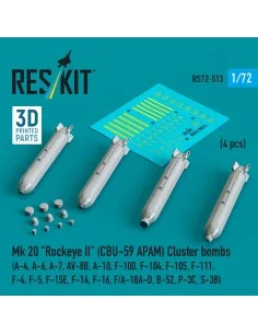 Mk 20 Rockeye II (CBU-59 APAM) Cluster bombs (A-4, A-6, A-7, AV-8B,...