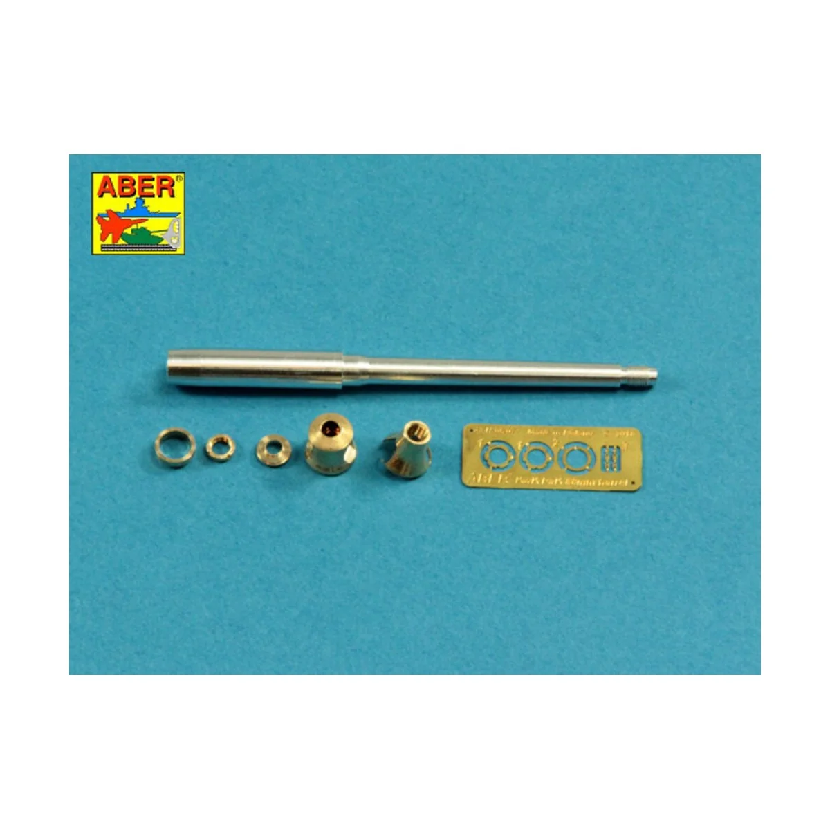 German 88 mm KwK 36 L/56 Tiger I Early Barrel, 1/48 - Aber Models 4... German 88 mm KwK 36 L/56 Tiger I Early Barrel, 1/48 - Aber Models 4...