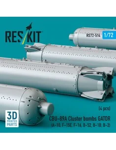 CBU-89A cluster bombs GATOR (4 pcs) (A-10, F-15E, F-16, B-52, B-1B,... 2