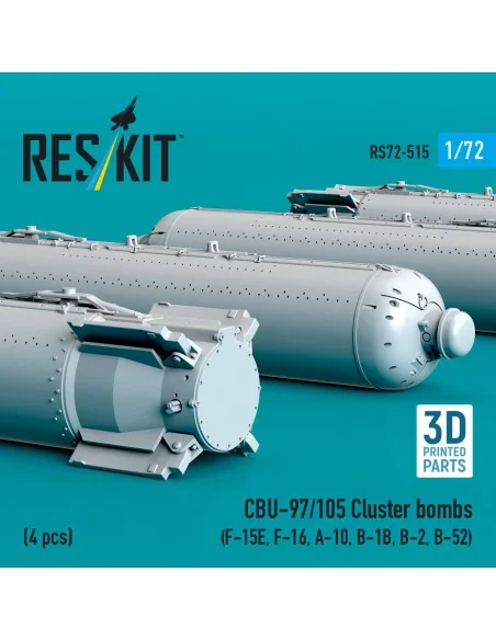 CBU-97/105 cluster bombs (4 pcs) (F-15E, F-16, A-10, B-1B, B-2, B-5...