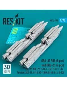 GBU-39 SDB (8 pcs) and BRU-61 (2 pcs) (Su-27, MiG-29, F-16, F-15E, ...