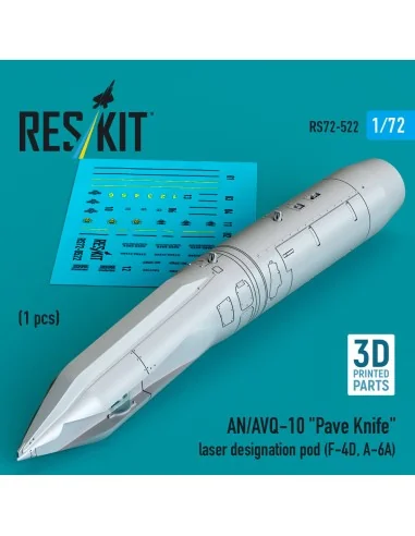 AN/AVQ-10 Pave Knife laser designation pod (1 pcs) (F-4D, A-6A) (3D...