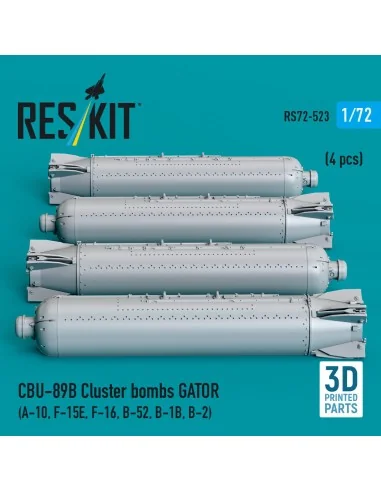CBU-89B cluster bombs GATOR (4 pcs) (A-10, F-15E, F-16, B-52, B-1B,...