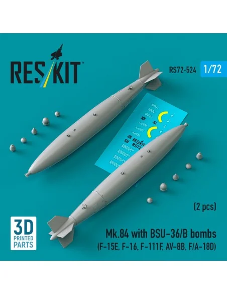 Mk.84 with BSU-36/B bombs (2 pcs) (F-15E, F-16, F-111F, AV-8B, F/A-...