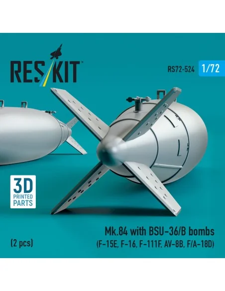 Mk.84 with BSU-36/B bombs (2 pcs) (F-15E, F-16, F-111F, AV-8B, F/A-...