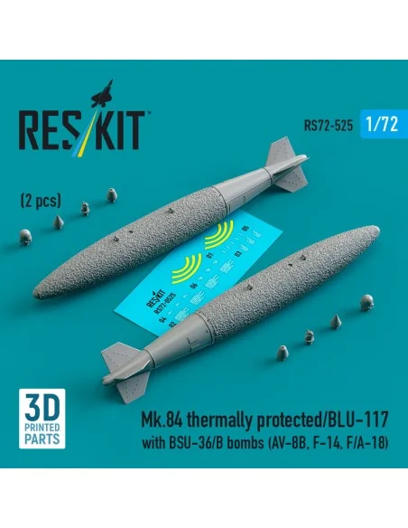 Mk.84 thermally protected/BLU-117 with BSU-36/B bombs (2 pcs) (AV-8...