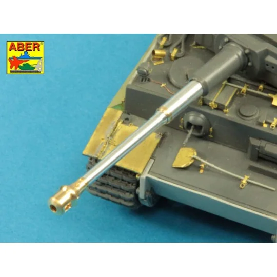 German 88 mm KwK 36 L/56 Tiger I Early Barrel - Aber Models 48 L-06