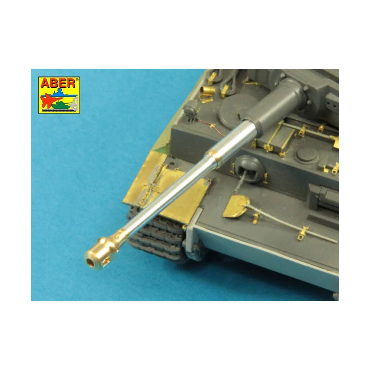 German 88 mm KwK 36 L/56 Tiger I Early Barrel - Aber Models 48 L-06