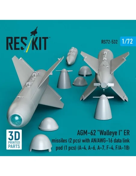 AGM-62 Walleye I ER missiles (2 pcs) with AN/AWG-16 data link pod (...