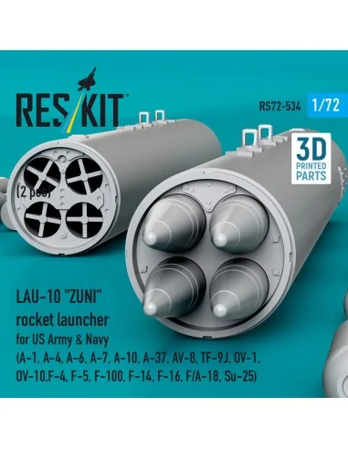 LAU-10 ZUNI rocket launcher for US Army & Navy (2 pcs) (A-1, A-4, A...