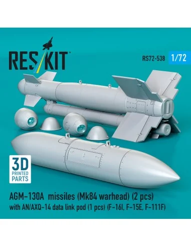 AGM-130A missiles (Mk84 warhead) (2 pcs) with AN/AXQ-14 data link p...