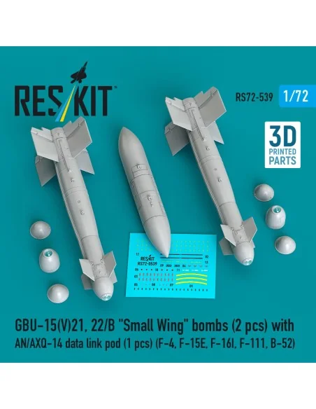 GBU-15(V)21, 22/B Small Wing bombs (2 pcs) with AN/AXQ-14 data link...