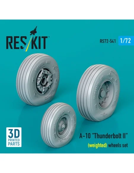 [NO_DESC] A-10 Thunderbolt II (weighted) wheels set (3D Printed), 1...