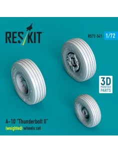 A-10 Thunderbolt II (weighted) wheels set (3D Printed), 1/72 - ResK... 2