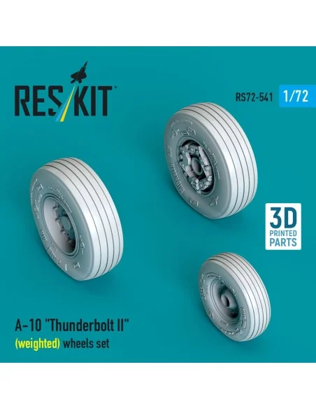 [NO_DESC] A-10 Thunderbolt II (weighted) wheels set (3D Printed), 1...
