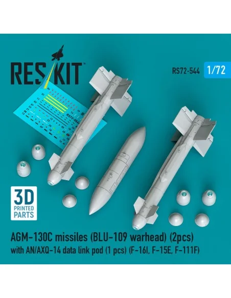 AGM-130C missiles (BLU-109 warhead) (2 pcs) with AN/AXQ-14 data lin...