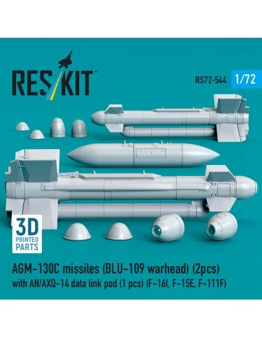 AGM-130C missiles (BLU-109 warhead) (2 pcs) with AN/AXQ-14 data lin...