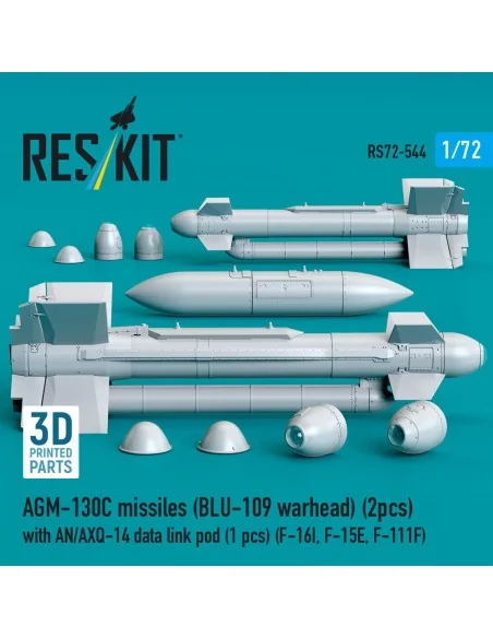 AGM-130C missiles (BLU-109 warhead) (2 pcs) with AN/AXQ-14 data lin...
