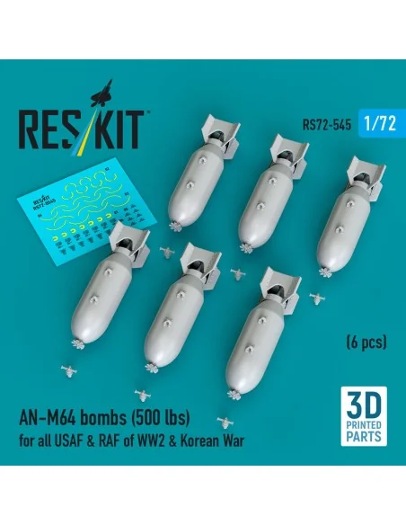 [NO_DESC] AN-M64 bombs (500 lbs) for all USAF & RAF of WW2 & Korean...
