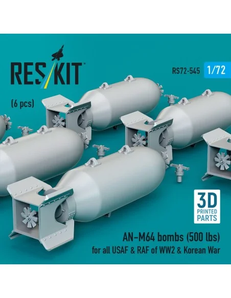[NO_DESC] AN-M64 bombs (500 lbs) for all USAF & RAF of WW2 & Korean...