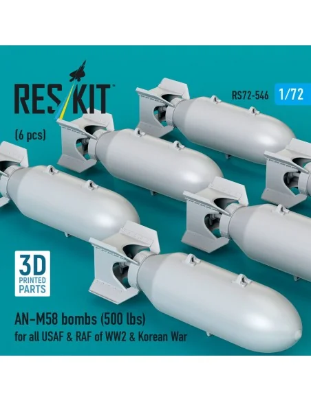 [NO_DESC] AN-M58 bombs (500 lbs) for all USAF & RAF of WW2 & Korean...