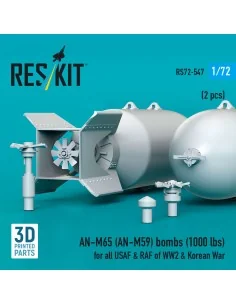 AN-M65 (AN-M59) bombs (1000 lbs) for all USAF & RAF of WW2 & Korean... 2