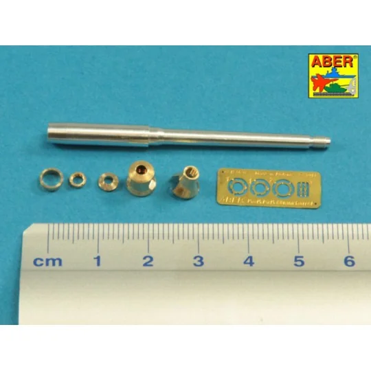 German 88 mm KwK 36 L/56 Tiger I Early Barrel - Aber Models 48 L-06